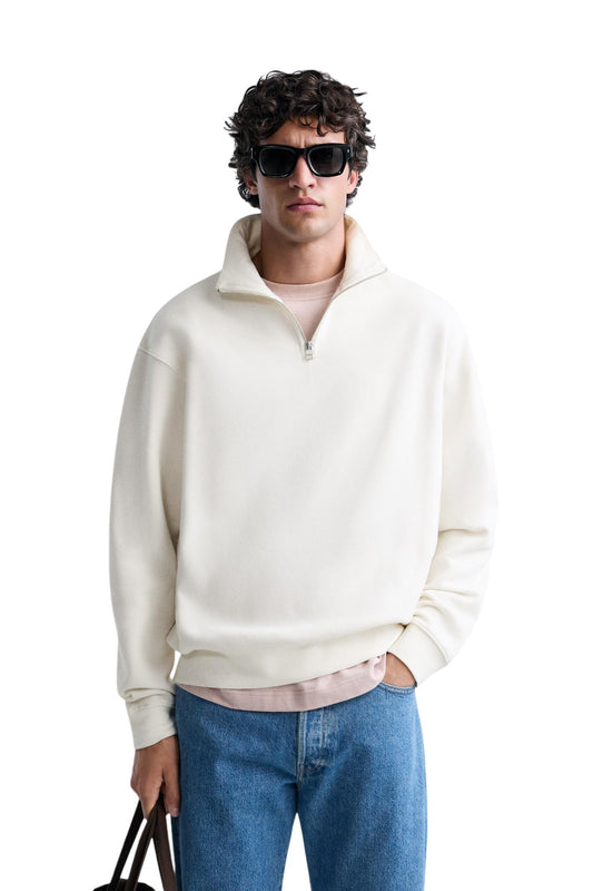 Zip-Up Sweatshirt Basic