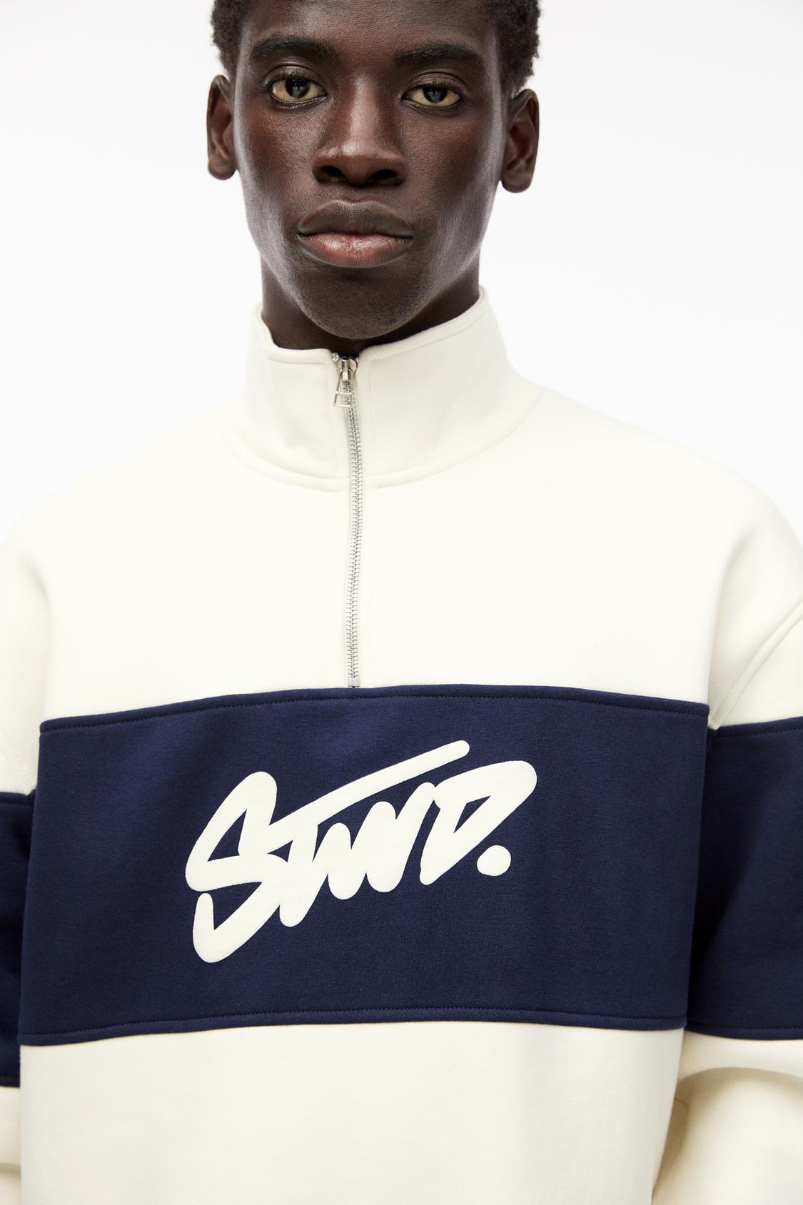 Zip-up Sweatshirt With STWD Panel