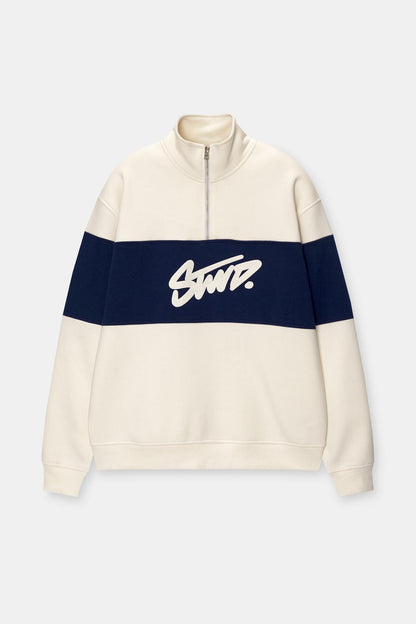 Zip-up Sweatshirt With STWD Panel